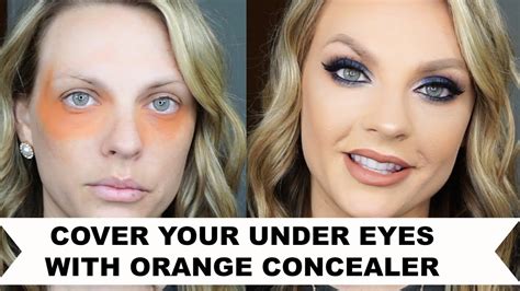 what does orange concealer correct.